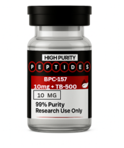 High Purity Peptides BPC 157 5mg + TB 500 5mg 10mg × 10 Vials (BB10)