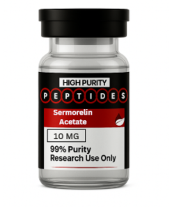 High Purity Peptides Sermorelin Acetate 10mg × 10 vials